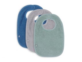 Jollein Slab Badstof Ash Green/Storm Grey/Jeans Blue (3pack)