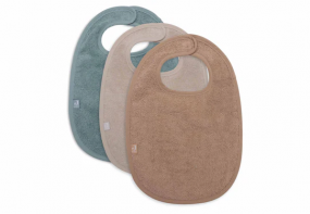 Jollein Slab Badstof Sea Green/Nougat/Biscuit - 3 Stuks