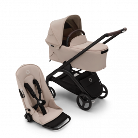 Bugaboo Kinderwagen 2 In 1 Dragonfly Complete Black Desert Taupe