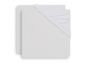 Jollein Hoeslaken Jersey Boxmatras 75x95cm White (2pack)