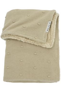 Meyco Ledikantdeken Teddy Mini Knots Sand 100x150 cm