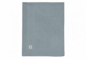 Jollein Wiegdeken 75 x 100 cm Cosy Knit Sea Green