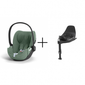 Cybex Autostoel Groep 0 Cloud T I Size Plus Leaf Green + Cybex Draaibare Base T Black