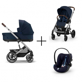 Cybex Kinderwagen 3 in 1 Balios S Lux Ocean Blue | Navy Blue