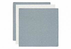 Jollein Hydrofiele Doek Small 70x70cm Twinkling Sea Green (3-pack)