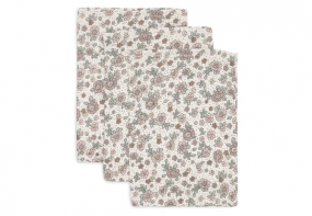 Jollein Hydrofiel Washandje 15x20cm Retro Flowers (3pack)