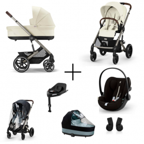 Cybex Kinderwagen 3 in 1 Balios Set XL Lux Seashell Beige | Light Beige