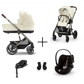 Cybex Kinderwagen 3 in 1 Balios Set M Lux Seashell Beige | Light Beige