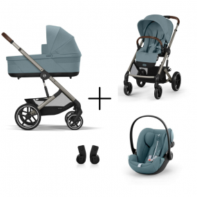 Cybex Kinderwagen 3 in 1 Balios Set S Lux Stormy Blue | Light Blue