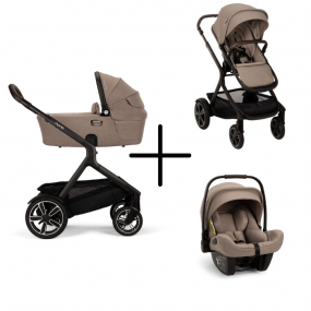 Nuna Kinderwagen 3 in 1 DEMI™ next Cedar + Autostoel PIPA™ next