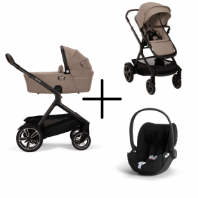 Nuna Kinderwagen 3 in 1 DEMI™ next Cedar + Autostoel Cloud T I Size