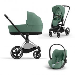 Cybex Priam Kinderwagen 3 In 1 Leaf Green Dark Green Style It Yourself Met Cybex Autostoel Cloud T