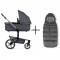 Joolz Kinderwagen 2 In 1 Day5 Stone Grey + Joolz Puffer Voetenzak Grey