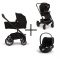 Nuna Kinderwagen 3 in 1 MIXX™ next Caviar + Autostoel Cloud T I Size