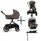 Nuna Kinderwagen 3 in 1 DEMI™ next Granite + Autostoel PIPA™ next + Nuna ISOFIX base