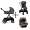 Nuna Kinderwagen 3 in 1 DEMI™ next Granite + Autostoel PIPA™ next