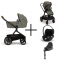 Nuna Kinderwagen 3 in 1 DEMI™ next Pine + Autostoel Cloud T I Size + Cybex Draaibare Base T