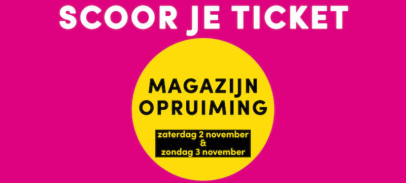 Ticket Magazijn Opruiming